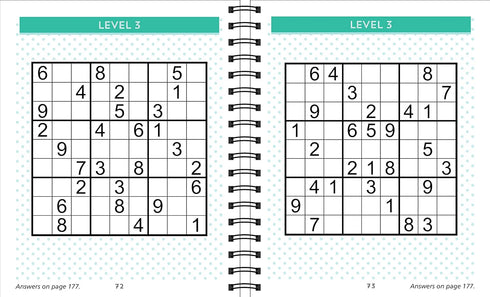 BRAIN GAMES LARGE PRINT SUDOKU PUZZLES